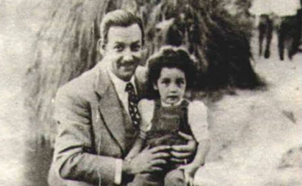 Jorge Negrete y su hija Diana Negrete, fallecida en 2021.