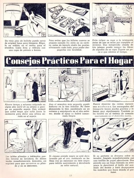 Estos eran “los tutoriales” para ellas en los años 60