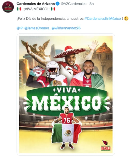 Equipos de la Liga MX, de Europa y de la NFL festejan el Día de la Independencia de México
