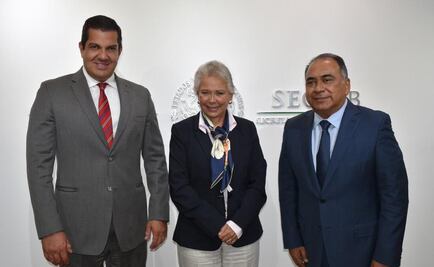 Abordan Sánchez Cordero y Astudillo temas de gobernabilidad