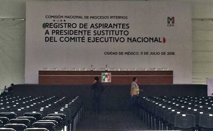 Alistan registro de aspirantes para presidencia del PRI