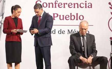 Una tarjeta en medio de la mañanera; así anunció Harfuch a Sheinbaum el asesinato de secretaria particular y asesor de Clara Brugada en Tlalpan