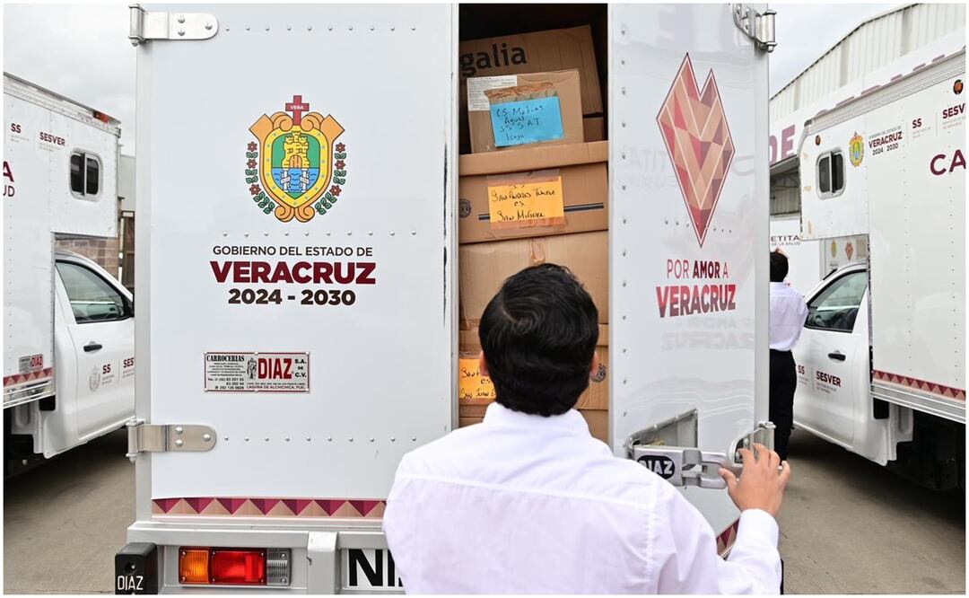 El programa “Camionetitas de la Salud” busca garantizar el abasto de medicamentos principalmente en comunidades marginadas y de difícil acceso (12/12/2024). Foto: Especial