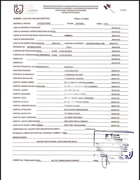 Identifican cuerpo de Agustín Paulino, joven de la comunidad otomí que desapareció en Benito Juárez