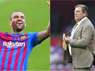 Dani Alves se burla del 'Piojo' Herrera: "Pin... wey"