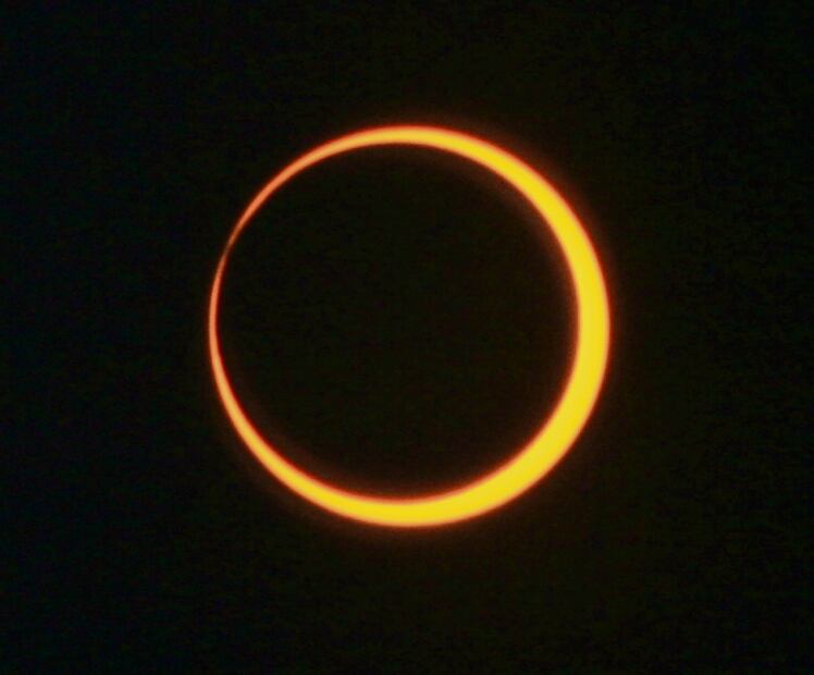 El eclipse anular tendrá su mayor visibilidad en Yucatán, donde alcanzará entre 85 y 90%. Foto: NASA