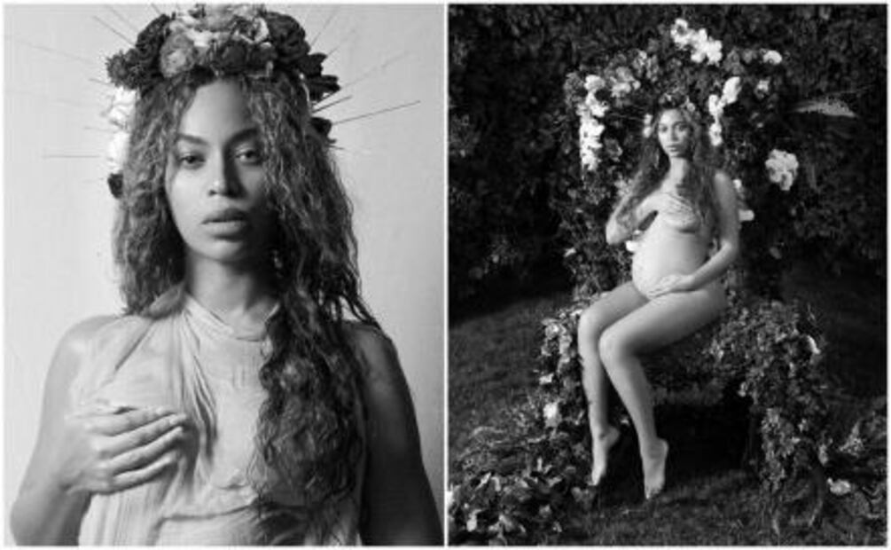 Beyoncé muestra desnuda su embarazo