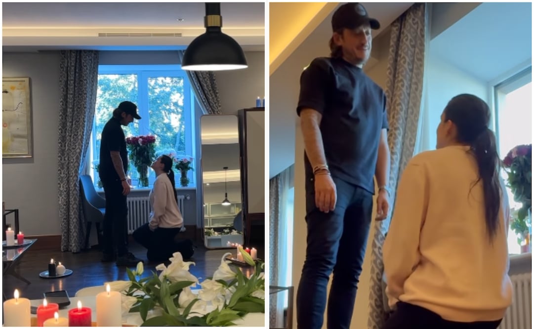 La actriz Bella Thorne le propuso matrimonio a su pareja, el productor británico Mark Emms. Foto: Captura de pantalla