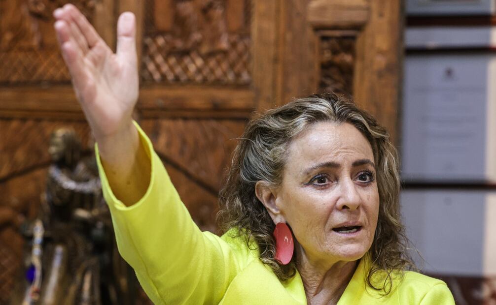 Carmen Beatriz López Portillo , rectora de la Universidad de El Claustro Sor Juana Inés de la Cruz, próxima a dejar el cargo. Fotos: Gabriel Pano/ El Universal.