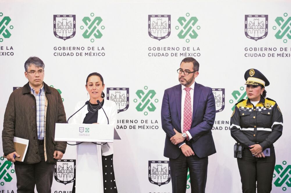 Investigación. Claudia Sheinbaum dice que se revisará qué ocurrió para que estallara el enfrentamiento entre taxistas y ambulantes, y miembros de seguridad del Congreso, de lo que cinco resultaron heridos. Foto: ESPECIAL