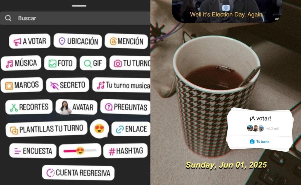 Instagram abre campaña como recordatorio para salir a votar este 1 de junio del 2025. Foto: Captura de pantalla