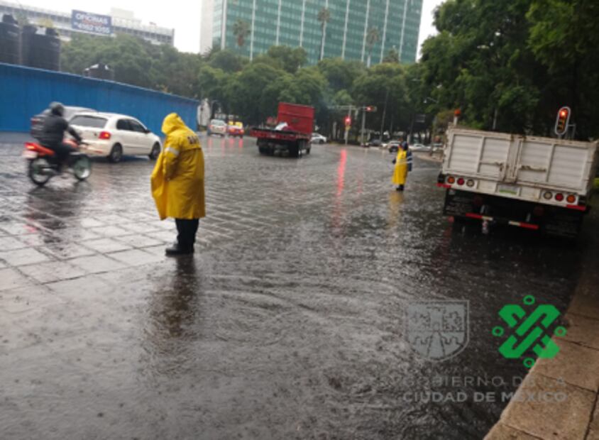 Imágenes de la tormenta de este viernes en la Ciudad de México