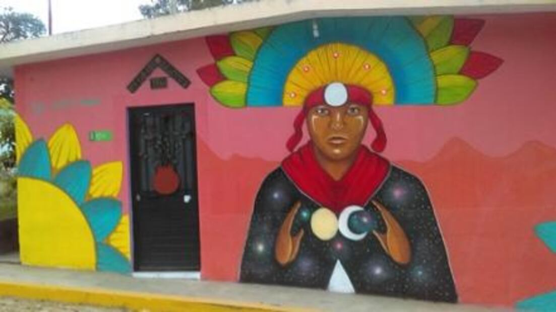 Recrean la vida comunitaria zoque en murales