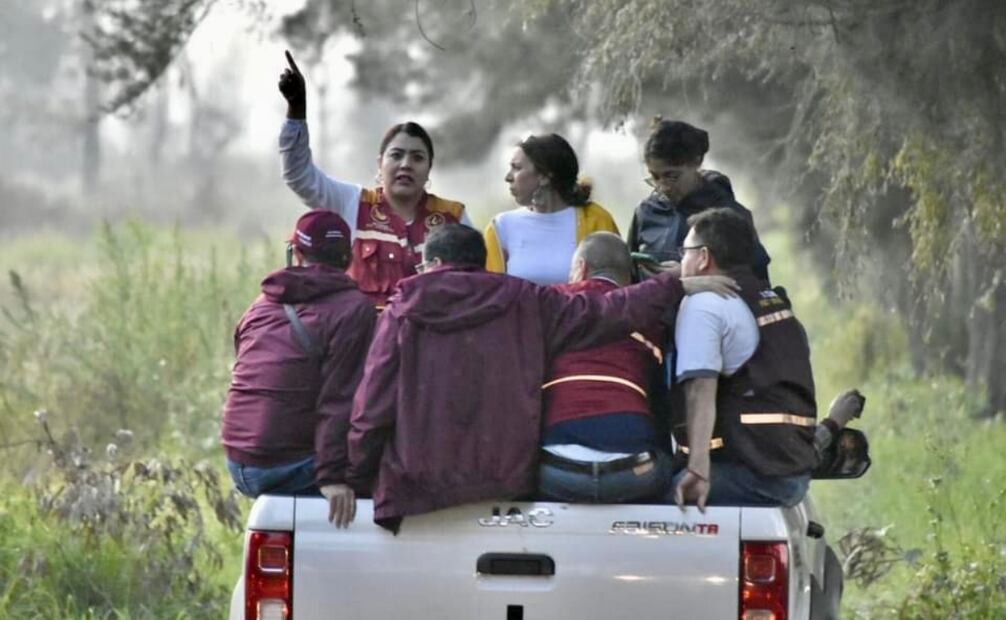 Alcaldesa de Tláhuac busca saber em impacto de las lluvias en agricultores. Foto: Especiales