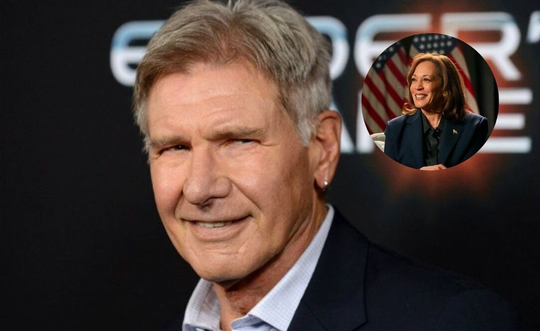 Harrison Ford respalda la candidatura de Kamala Harris. Fotos: Archivo
