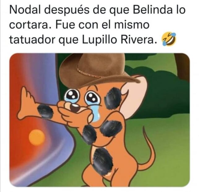Christian Nodal y Belinda son comidilla por los memes en redes sociales