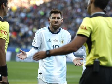 Messi explota contra el arbitraje y señala corrupción en la Copa América