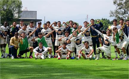 El picante festejo de Pumas Sub-21, tras vencer al América en Coapa