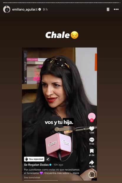Emiliano Aguilar lamenta situación incómoda que ha vivido Cazzu por culpa de Christian Nodal, el esposo de su hermana Ángela.