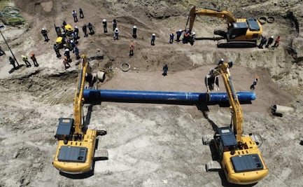 Accidente en acueducto deja sin agua a media Ciudad Victoria, Tamaulipas; activan reparto con pipas
