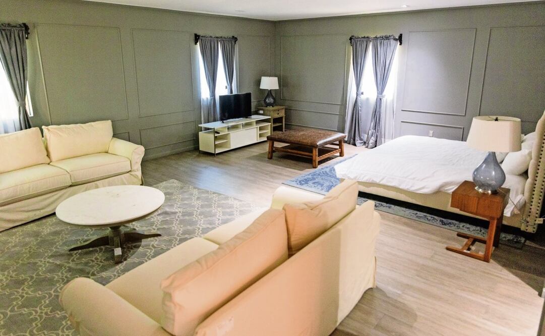 Acabados finos y mobiliario de alto costo definen las áreas reservadas al exgobernador Silvano Aureoles. (15/04/2025) Foto: Hugo Salvador | El Universal