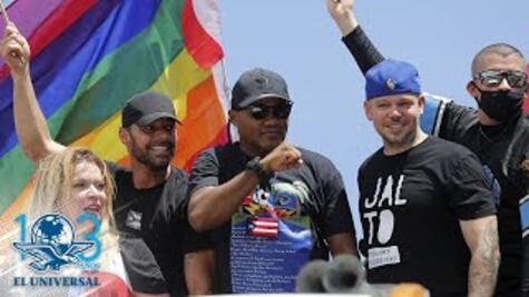 Ricky Martin, Bad Bunny y Residente marchan contra Ricardo Rosselló