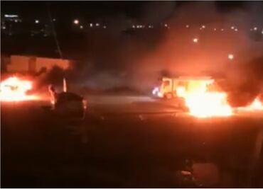 VIDEO: Barristas incendian autos de futbolistas tras la derrota de su equipo