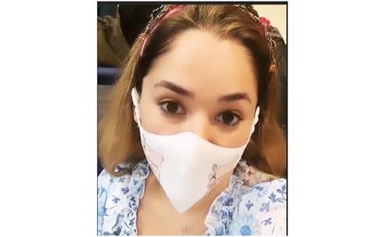 Sherlyn y su bebé salen de Cancún antes de que llegara el huracán Delta 