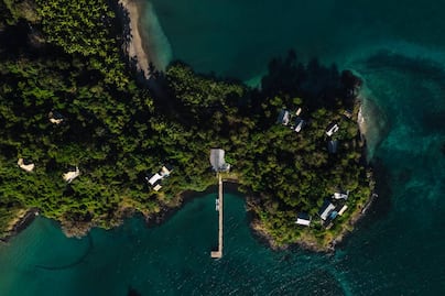 El encantador hotel escondido en una isla privada de Panamá