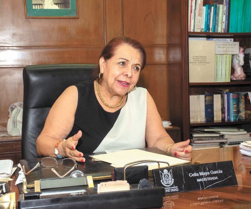 Celia Maya García recibió el nombramiento de subdirectora Jurídica de Conagua, con un sueldo bruto mensual de 149 mil 407 pesos. ARCHIVO EL UNIVERSAL