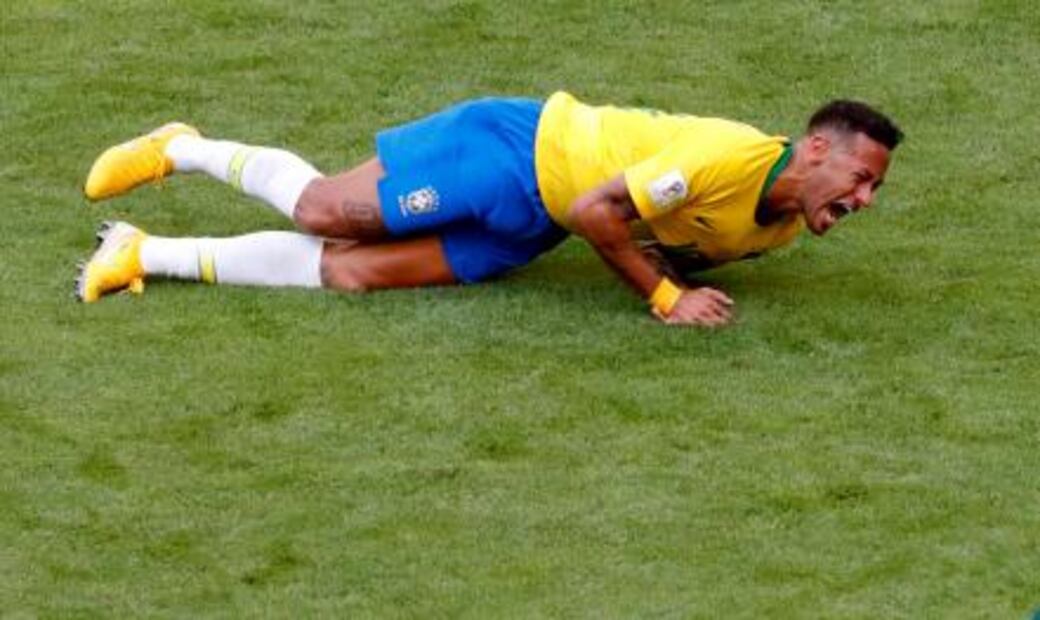 Neymar admite que exageró durante el Mundial 2018