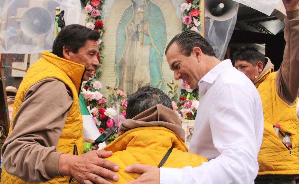 Son recibidos por elementos de la alcaldía (18/02/2025). Foto: Especial