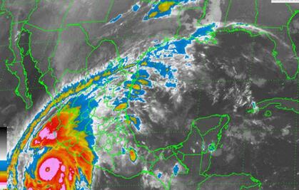 Huracán "Patricia" registra récord de vientos