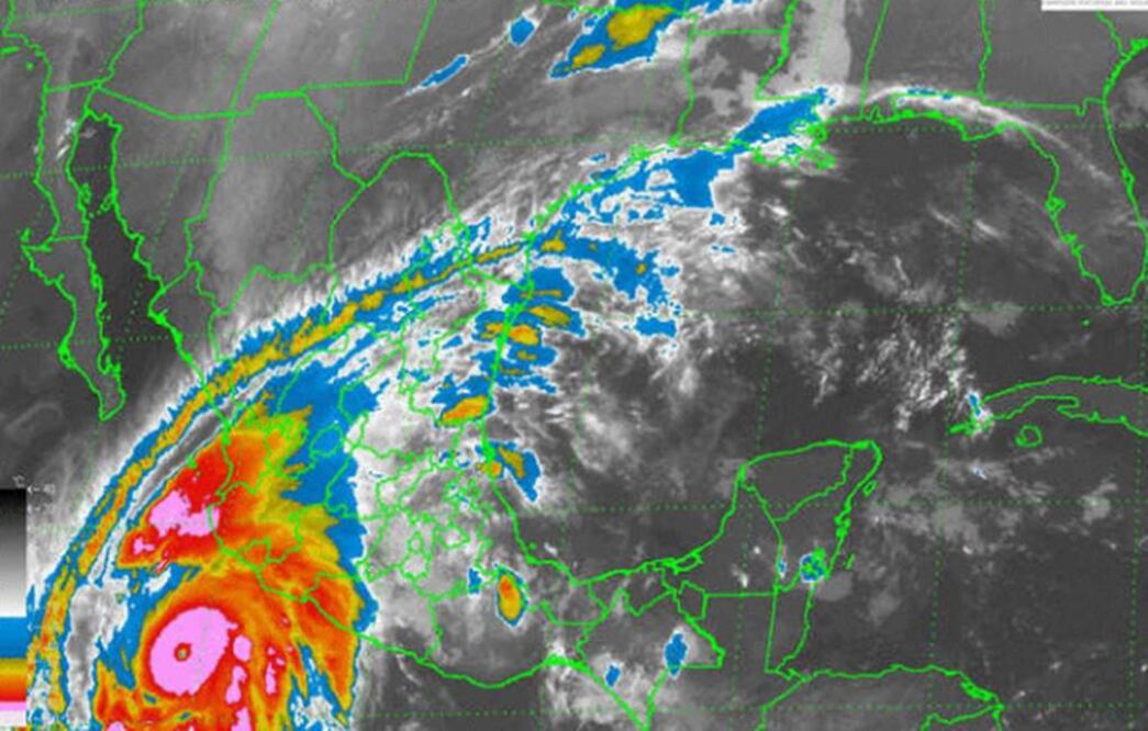 "Patricia" provocará potencial de lluvias intensas a puntuales torrenciales en el centro y sur de Colima, centro y sur de Jalisco, así como en el sur de Michoacán (TOMADA DE CONAGUA.MX)