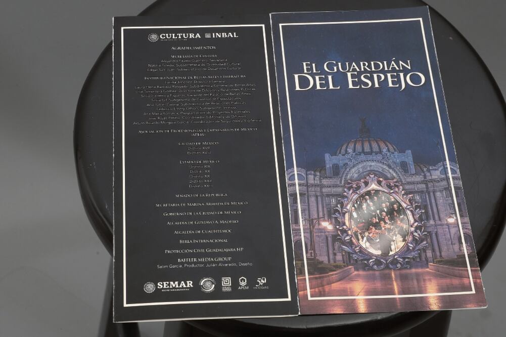 El Guardián del Espejo que se envió al INBAL no alude a la entrega de un reconocimiento al apóstol Naasón Joaquín García. Foto: ARCHIVO EL UNIVERSAL