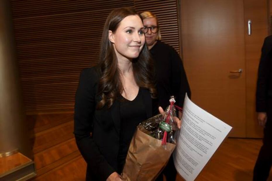 Sanna Marin, la primera ministra más joven en la historia de Finlandia
