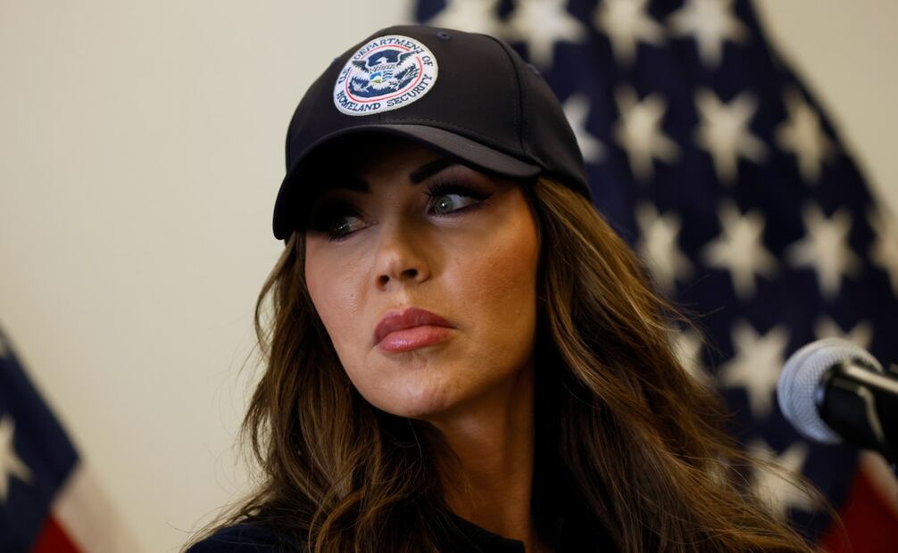 La secretaria de Seguridad Nacional, Kristi Noem. Foto: AP