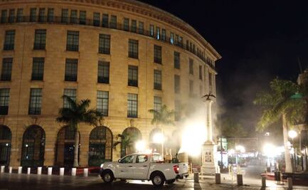 Tamaulipas fumiga lugares públicos para prevenir dengue, sarampión y tosferina; reconoce labor de personal de salud