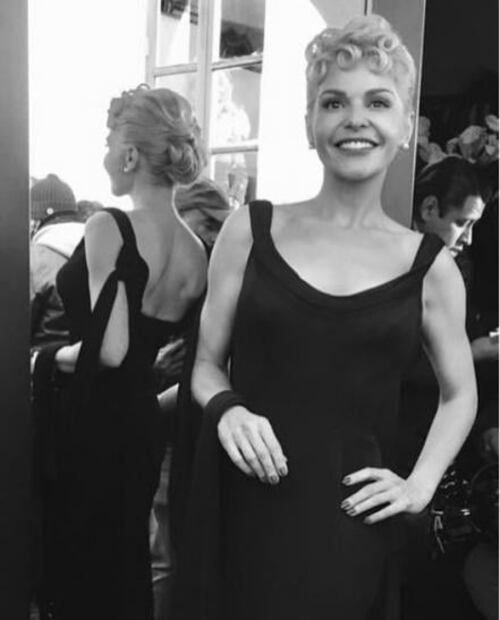 Así se ve Itatí Cantoral caracterizada como Silvia Pinal