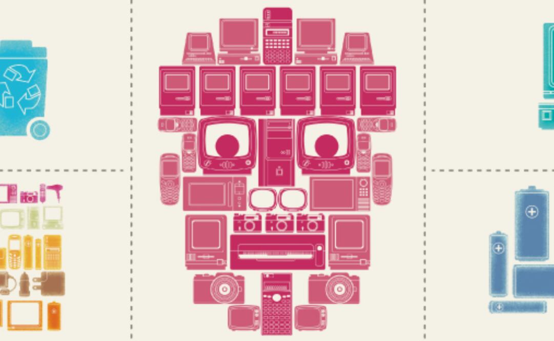 Los desechos electrónicos ya son un problema ambiental y, la tendencia indica que seguirán aumentado