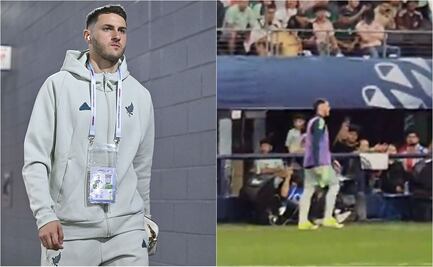 VIDEO: Santiago Giménez explota y muestra su molestia por no jugar ante Panamá