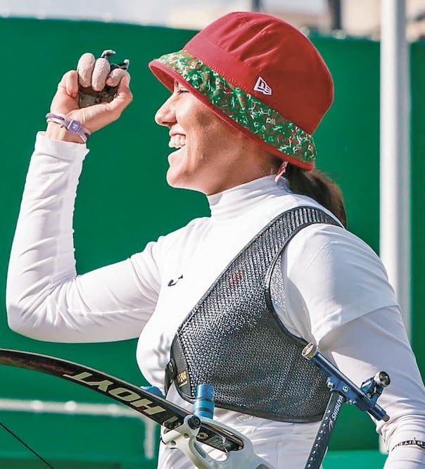 Alejandra Valencia otuvo metal en individual y luego por equipos (TWITTER)