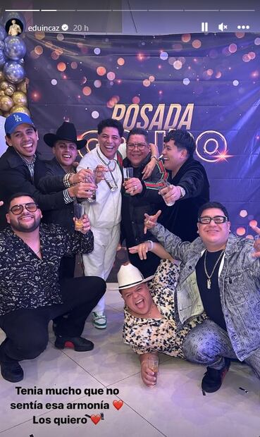 Eduin Caz no se va de Grupo Firme.