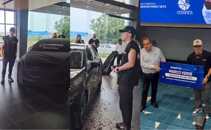 Marco Verde recibe auto tras su medalla en París 2024, tendrá gasolina gratis un año