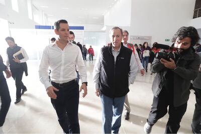 Recibe Alejadro Murat a José Antonio Meade