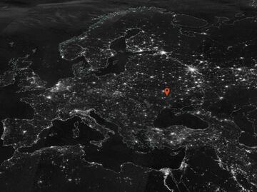 Satélite de la NASA capta apagón en Ucrania, a 19 días de la invasión rusa