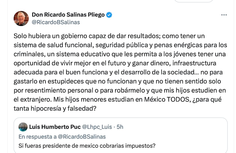 Ricardo Salinas Pliego manda contundente mensaje de Navidad a sus seguidores. Foto: Captura de pantalla
