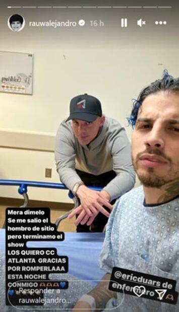 Rauw Alejandro sufre incidente en pleno escenario y termina en el hospital