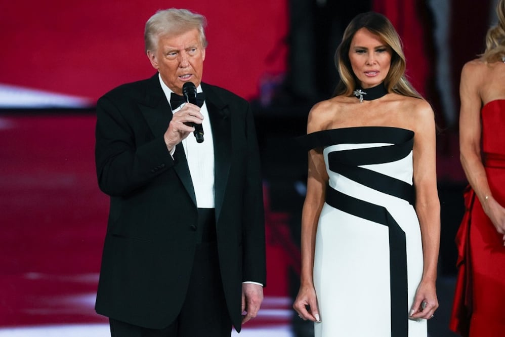 Son las primeras festividades navideñas de los Trump desde su regreso a la Casa Blanca. Foto: EFE