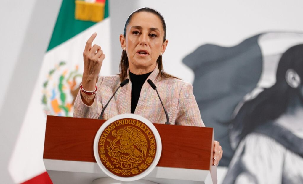 La Mandataria federal reaccionó a los dichos de la gobernadora de Veracruz, Rocío Nahle, quien declaró que la maestra Irma Hernández murió por infarto tras ser violentada por un grupo criminal. Foto: Diego Simón Sánchez/EL UNIVERSAL
